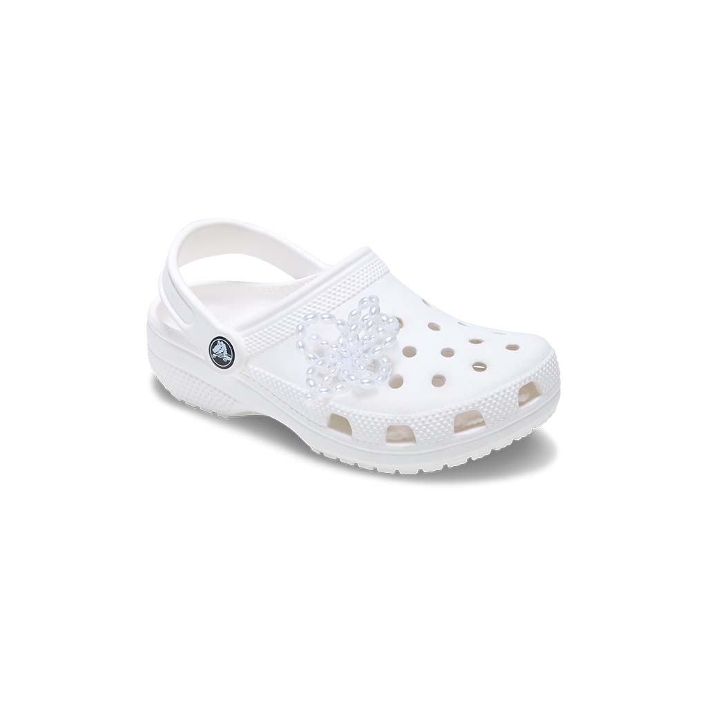 Jibbitz™ White Pearl Beaded Floral