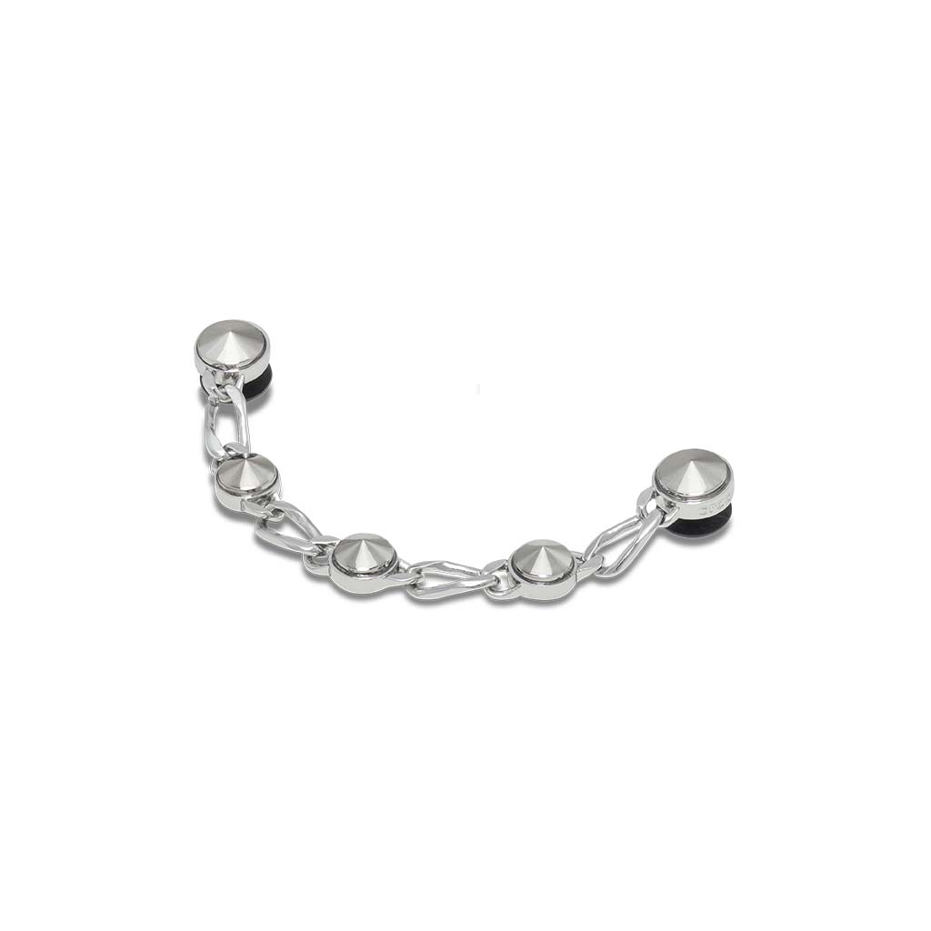 Jibbitz™ Silver Luxe Studded Chain