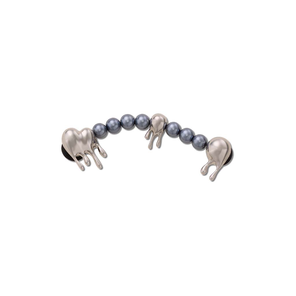Jibbitz™ Pearl Melted Silver Chain
