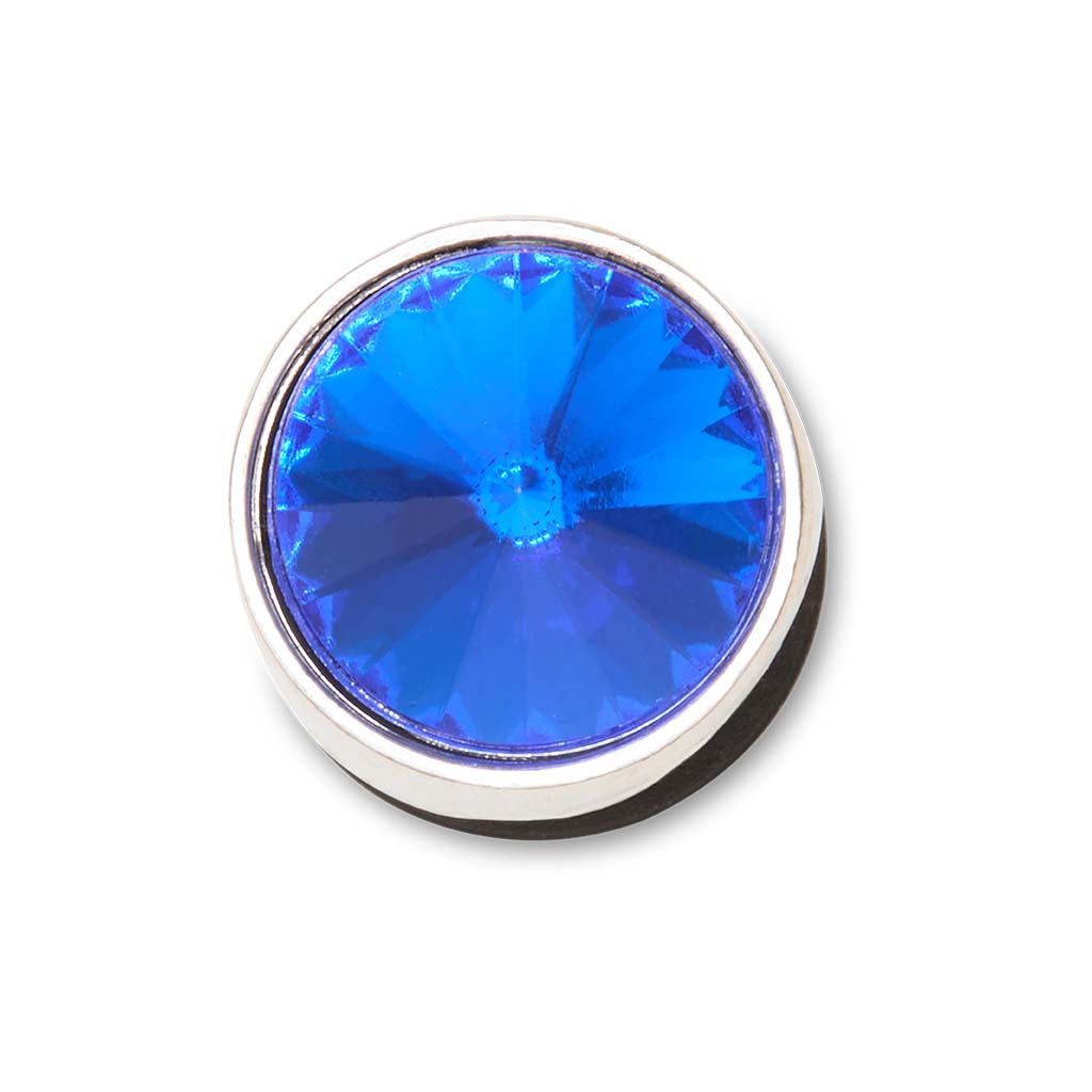 Jibbitz™ Silver Blue Studio