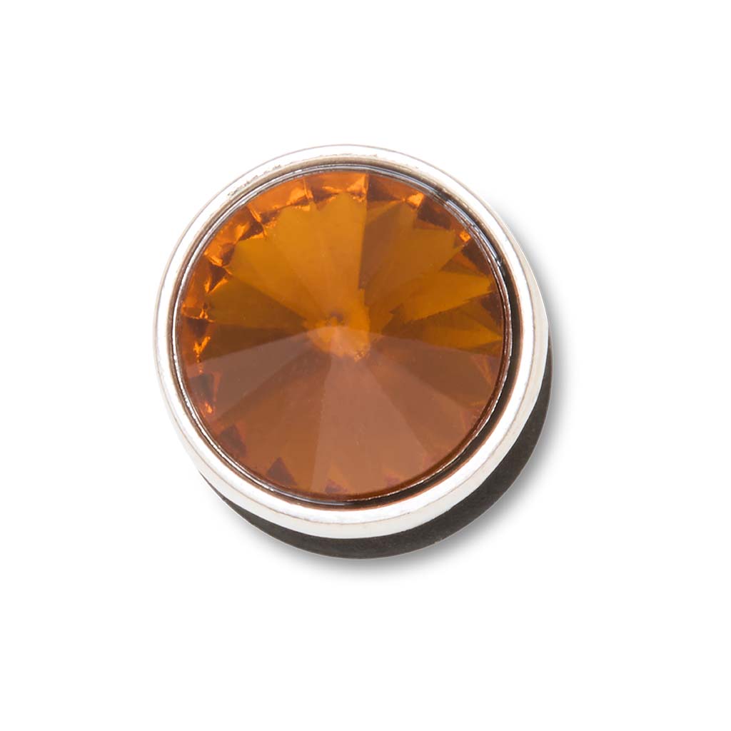Jibbitz™ Silver Orange Studio