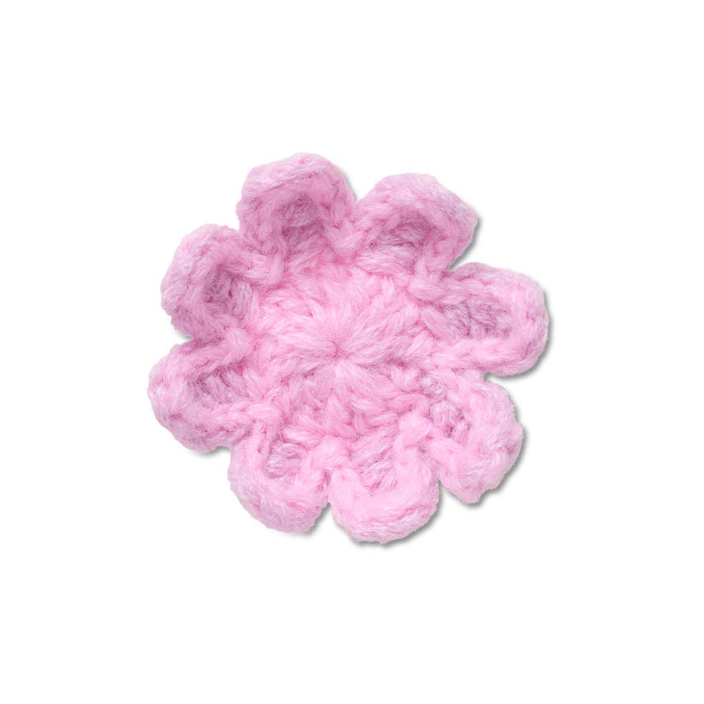 Jibbitz™ Crochet Light Pink Flower