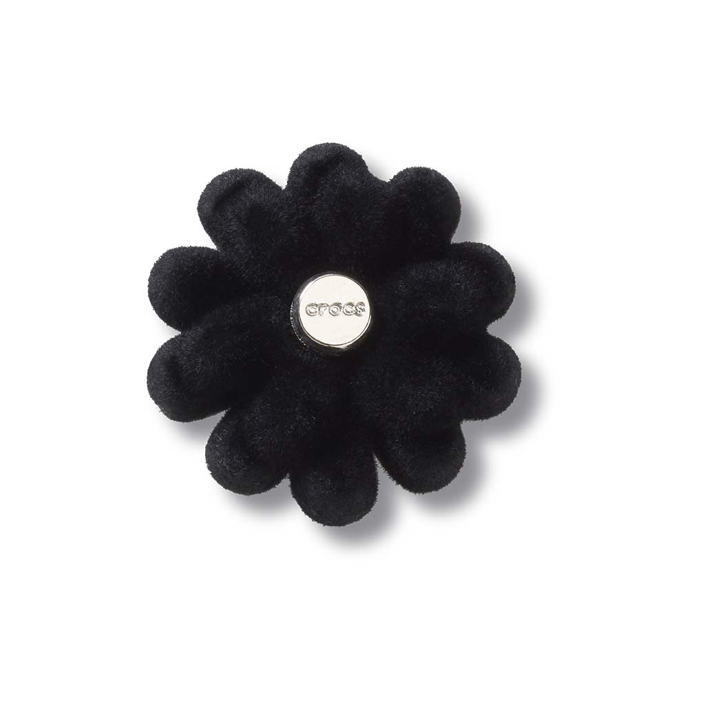 Jibbitz™ Black Velvet Flower 3