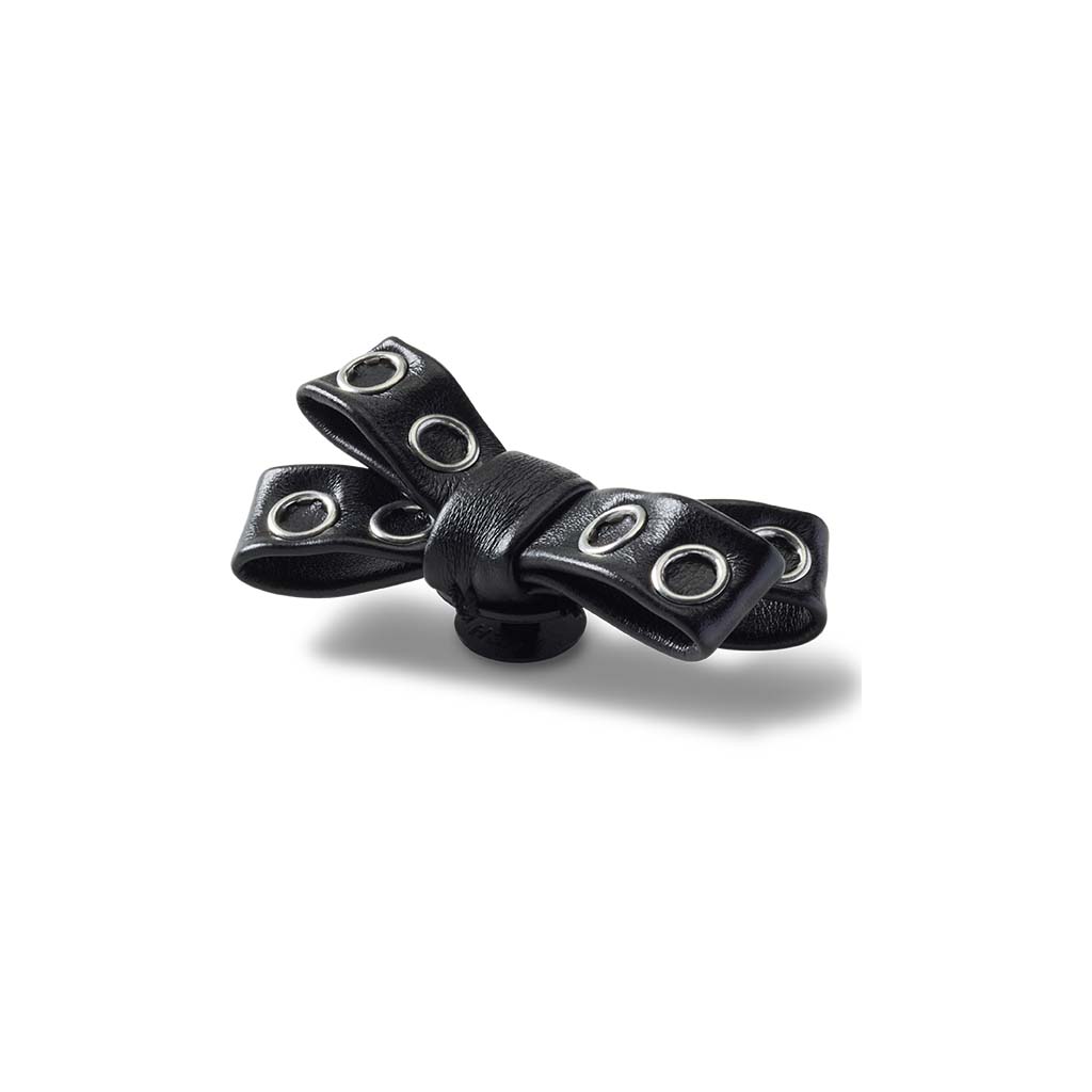 Jibbitz™ Black Grommet Studded Bown
