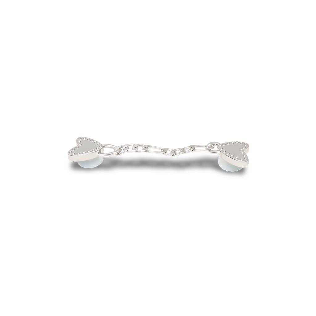 Jibbitz™ Silver Heart Mini Chain