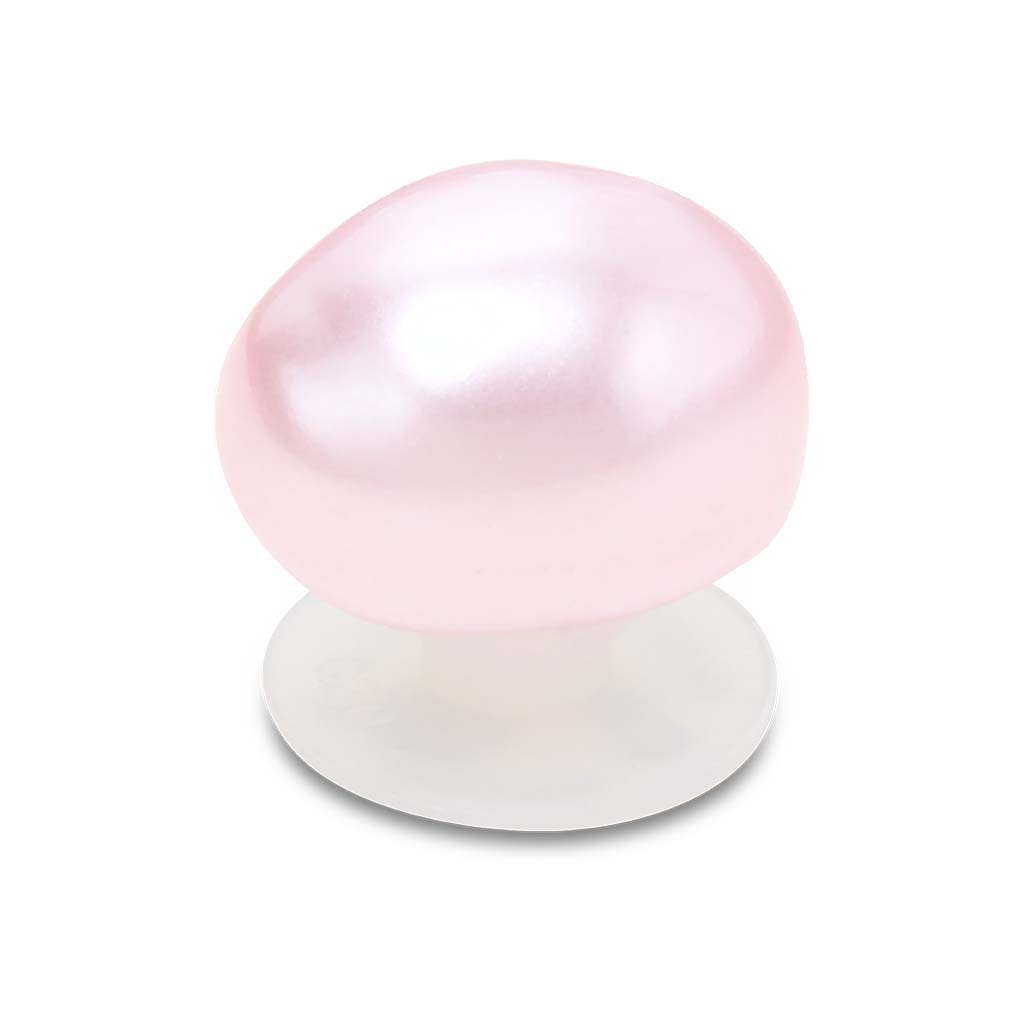 Jibbitz™ Pink Oval Baroque Pearl