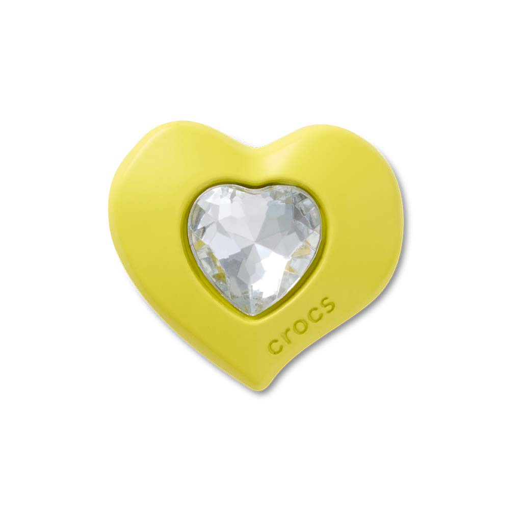 Jibbitz™ Yellow SMT Gem Heart