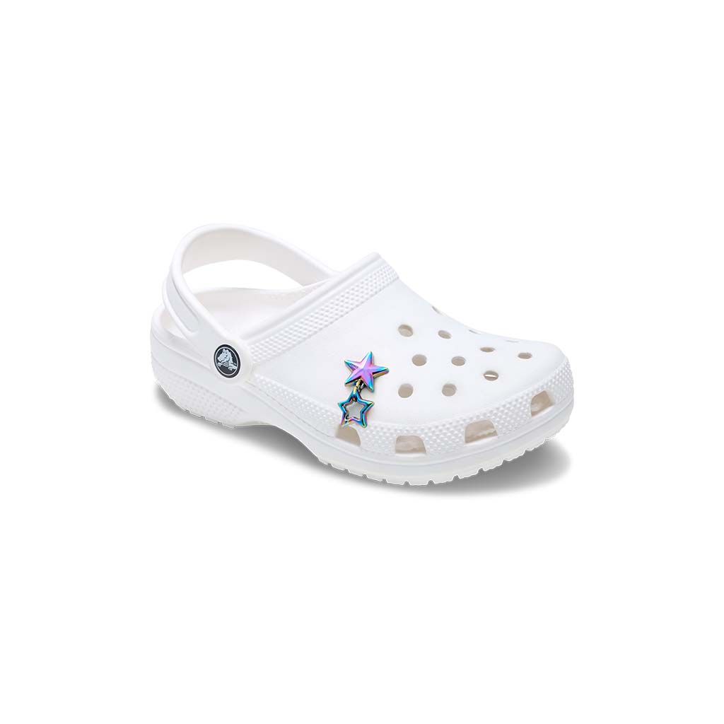 Jibbitz™ Iridescent Double Star