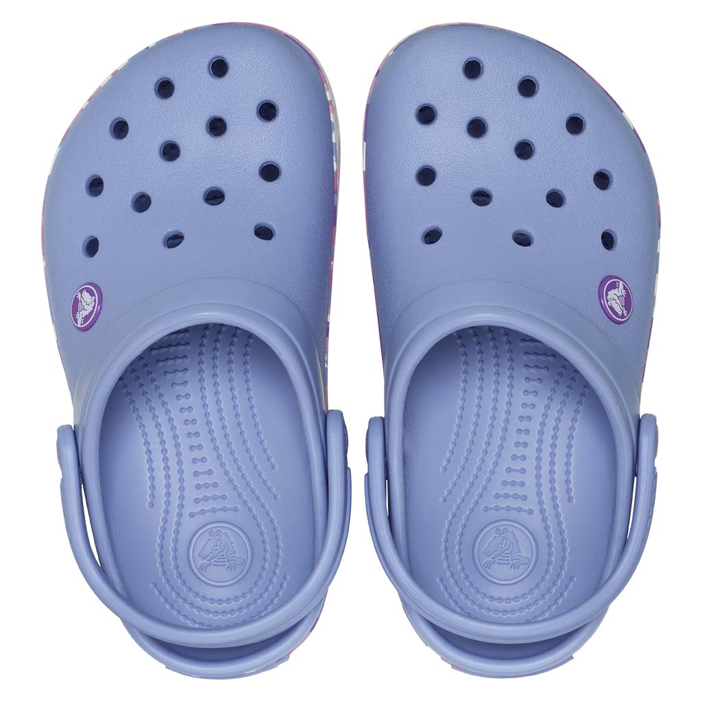Crocband Glow Confetti Band Clog K