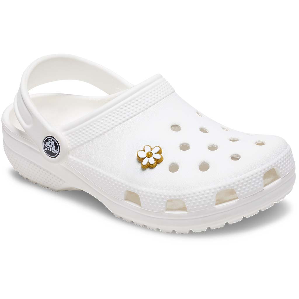 Jibbitz™ Gold and White Floral