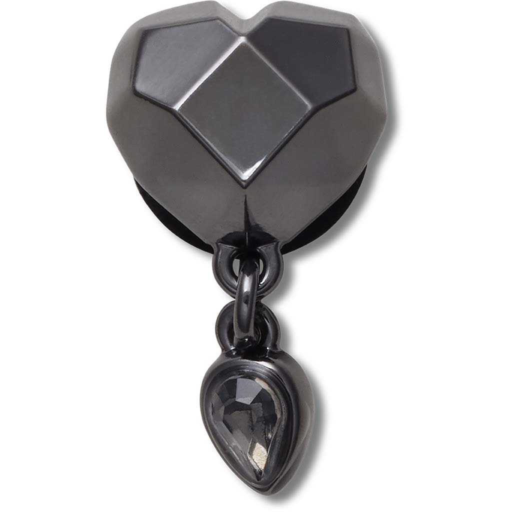 Jibbitz™ Punk Gunmetal Heart