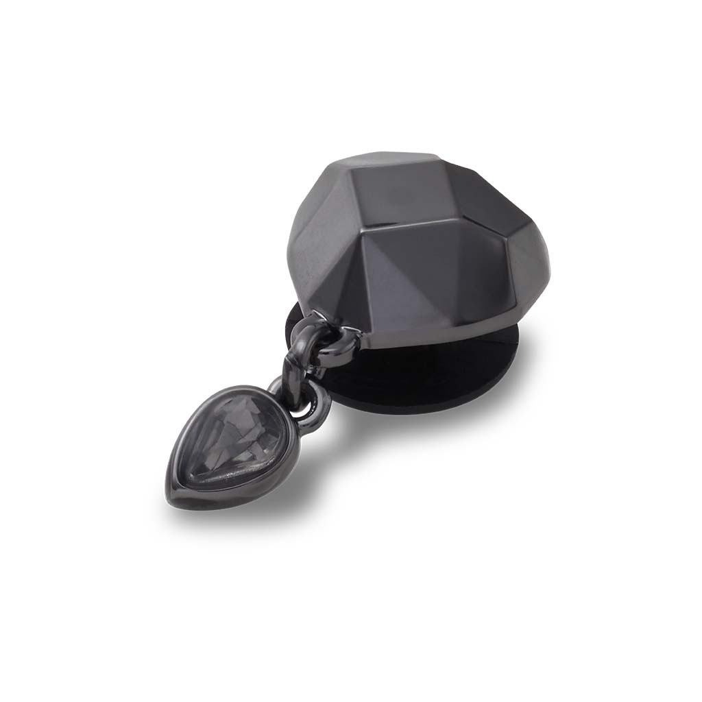 Jibbitz™ Punk Gunmetal Heart