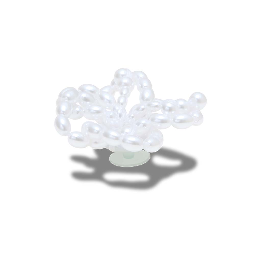 Jibbitz™ White Pearl Beaded Floral