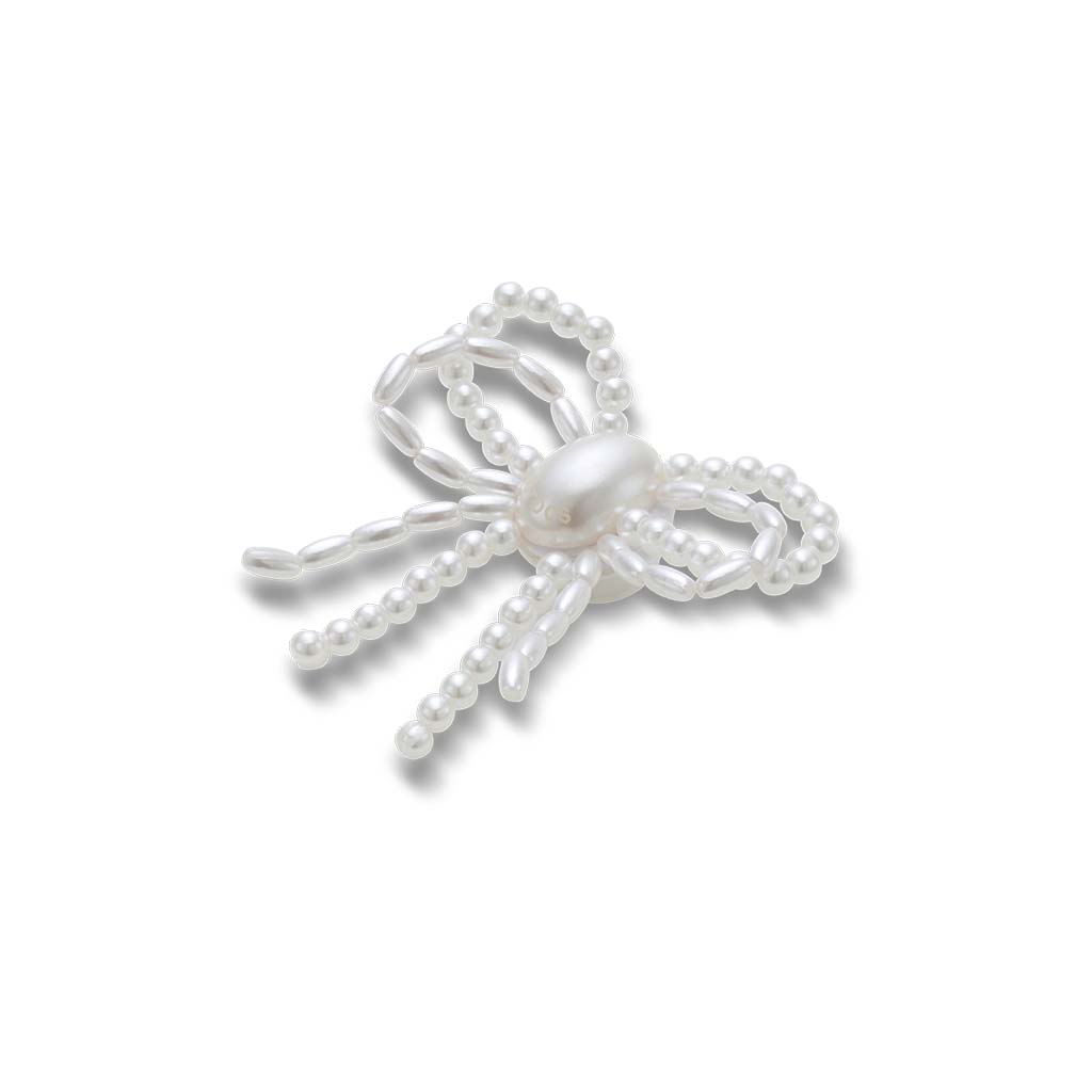 Jibbitz™ White Pearl Beaded Bow