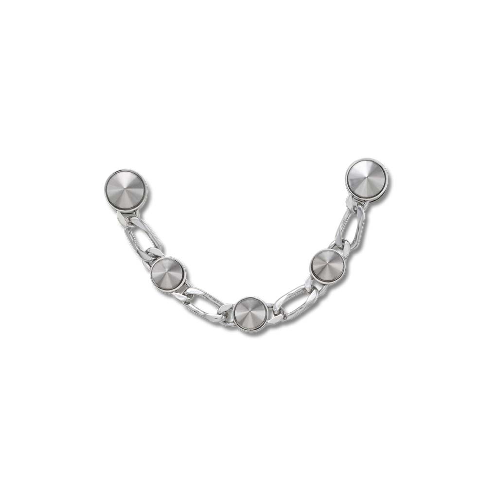 Jibbitz™ Silver Luxe Studded Chain
