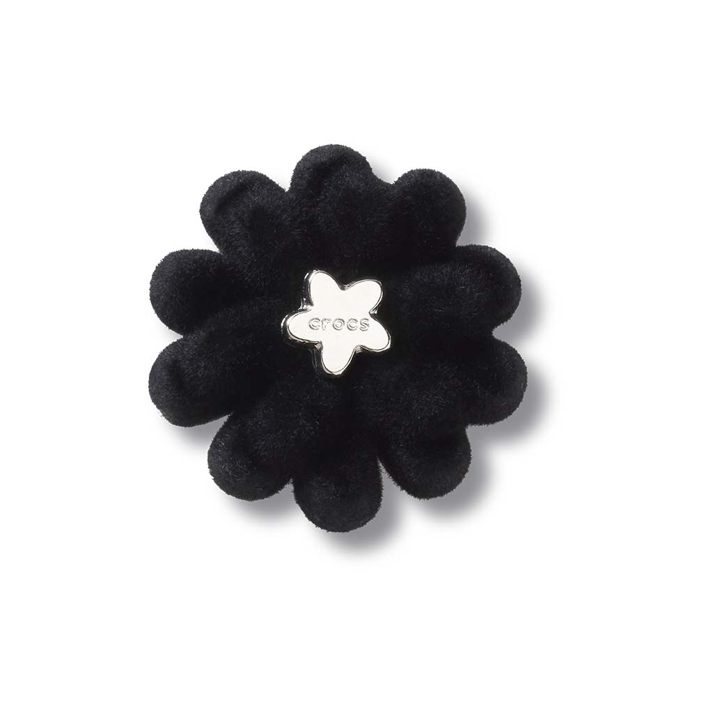 Jibbitz™ Black Velvet Flower 1