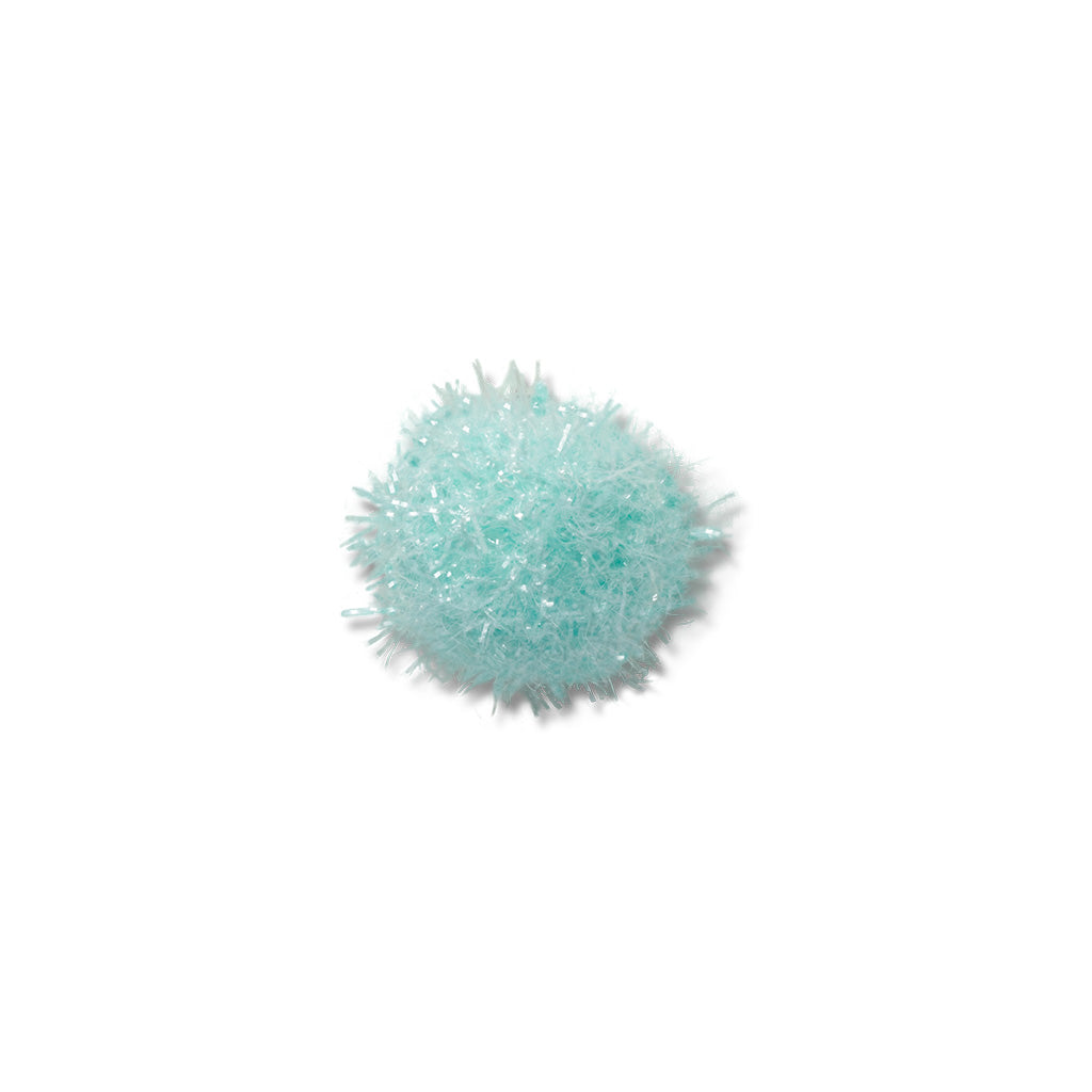 Jibbitz™ Blue Tinsel Pom