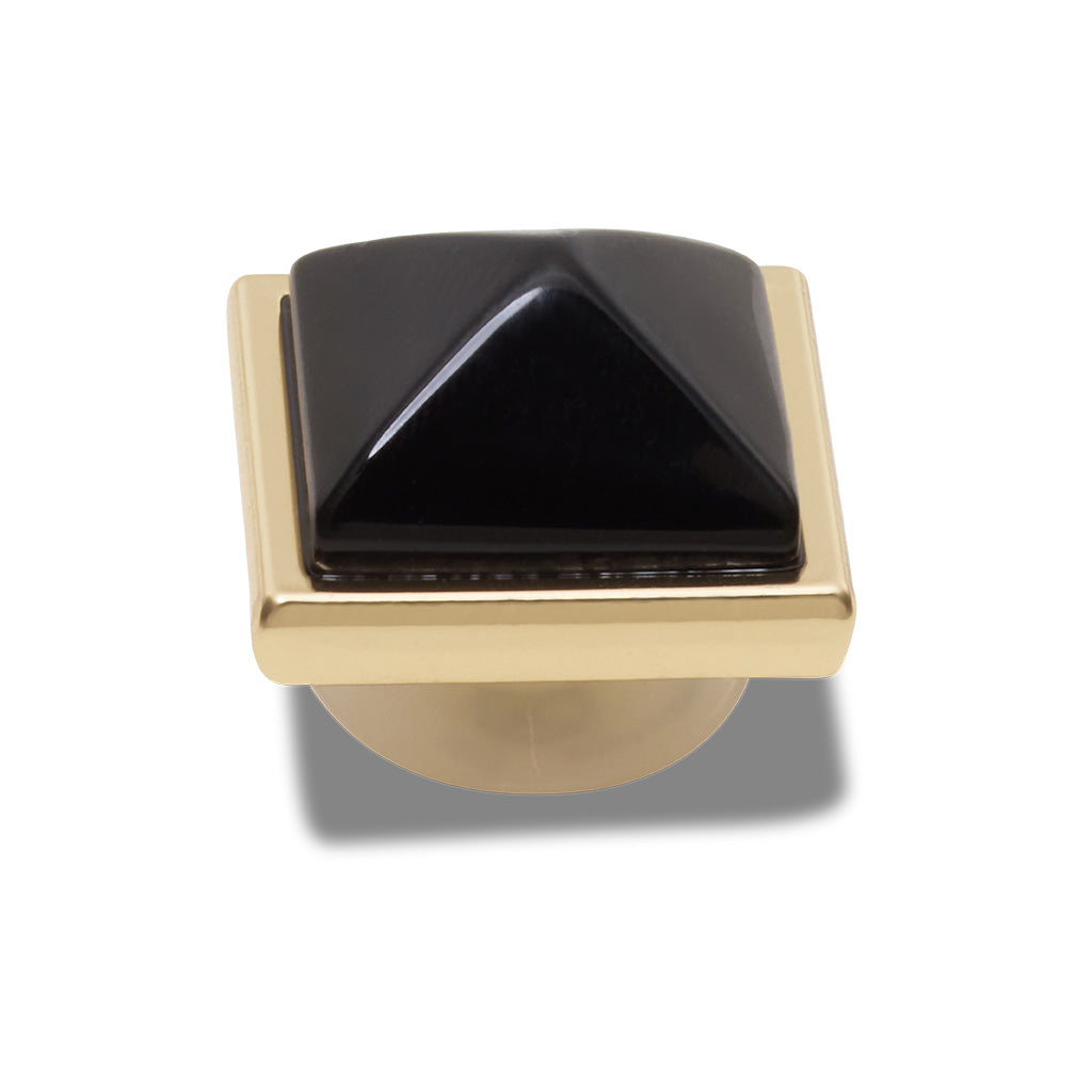 Jibbitz™ Black and Gold Pyramid Studio