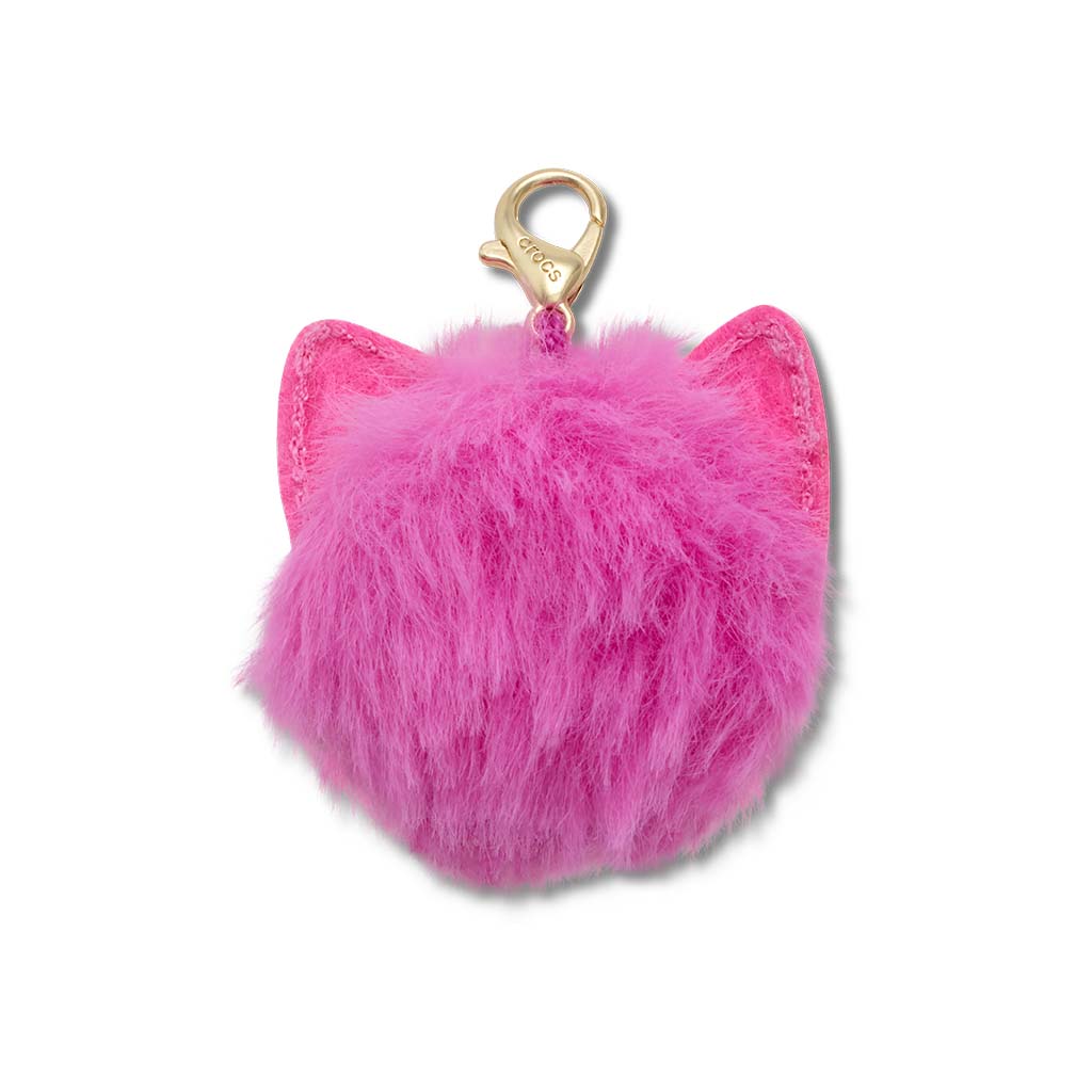 Jibbitz™ Pink Cat Puff Charm