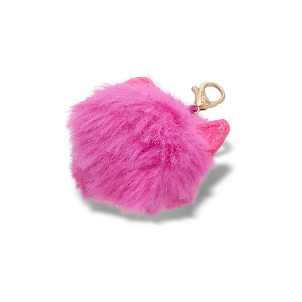 Jibbitz™ Pink Cat Puff Charm