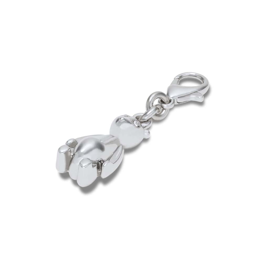 Jibbitz™ Silver Bear Charm