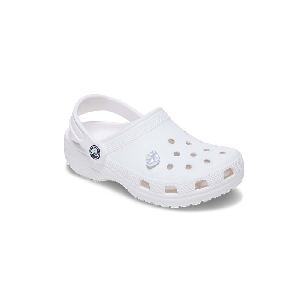 Jibbitz™ White Square Baroque Pearl