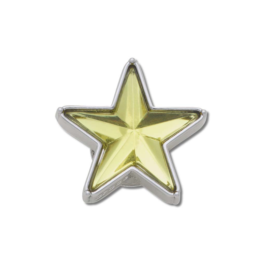 Jibbitz™ Silver and Green SMT Gem Star