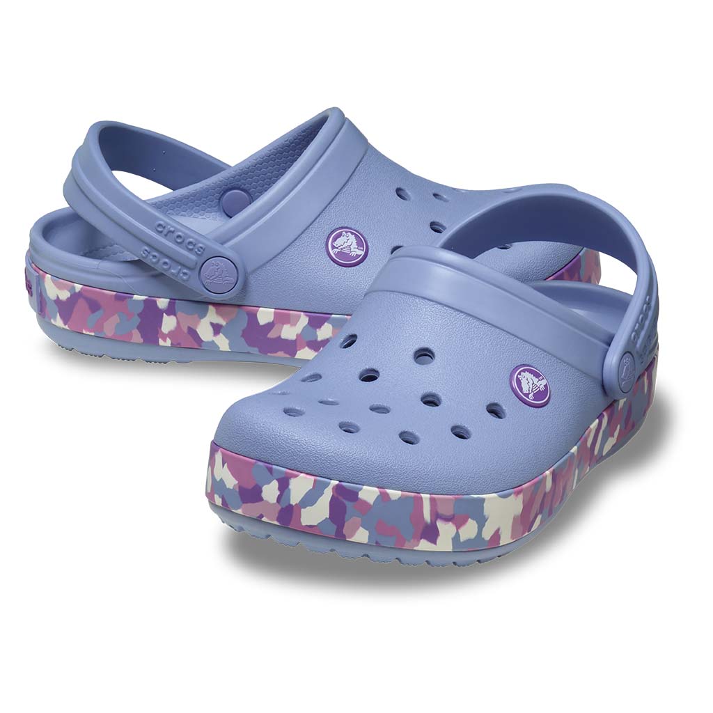Crocband Glow Confetti Band Clog K