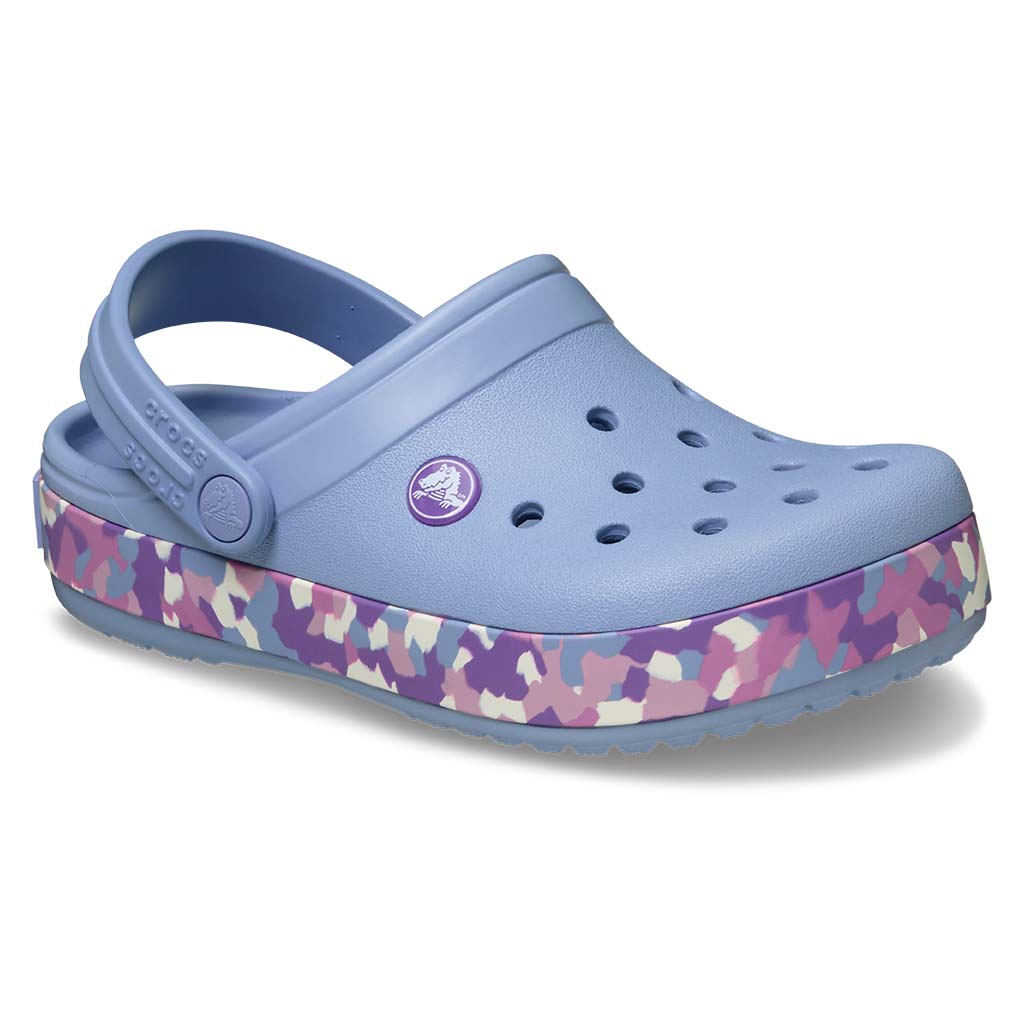 Crocband Glow Confetti Band Clog K